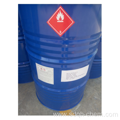 99.95% Methyl Acetate Cas No. 79-20-9 drum packing